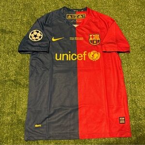 Lionel Messi #10 FC Barcelona UCL Final Jersey 2009